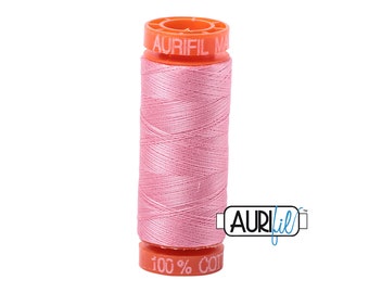 Bright Pink (2425) 50wt Small Spool | Aurifil Thread