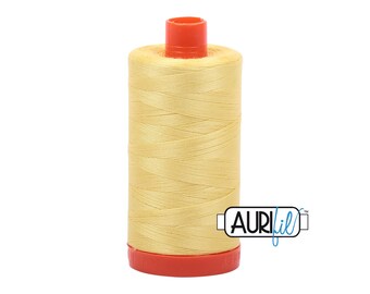 Lemon (2115) 50wt Large Spool | Aurifil Thread
