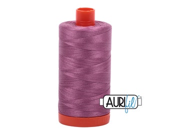 Wine (5003) 50wt Large Spool | Aurifil Thread