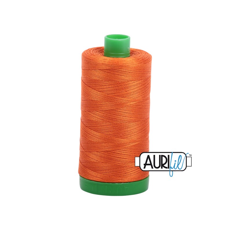 Large Spool 2235 Aurifil Thread Orange - 40wt