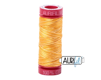 Golden Glow - Variegated (3920) 12wt Small Spool | Aurifil Thread