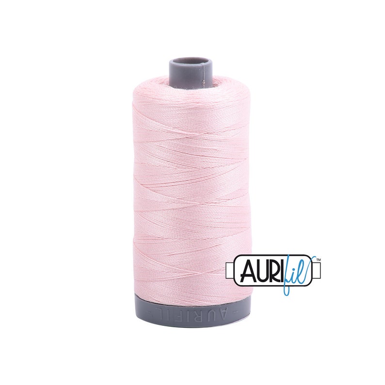 Pale Pink 2410 28wt Large Spool Aurifil Thread image 1