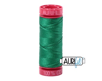 Green (2870) 12wt Small Spool | Aurifil Thread