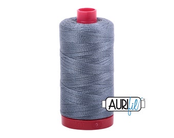 Dark Grey (1246) 12wt Large Spool | Aurifil Thread