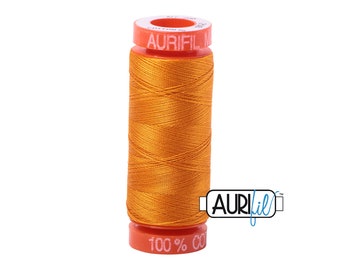 Yellow Orange (2145) 50wt Small Spool | Aurifil Thread
