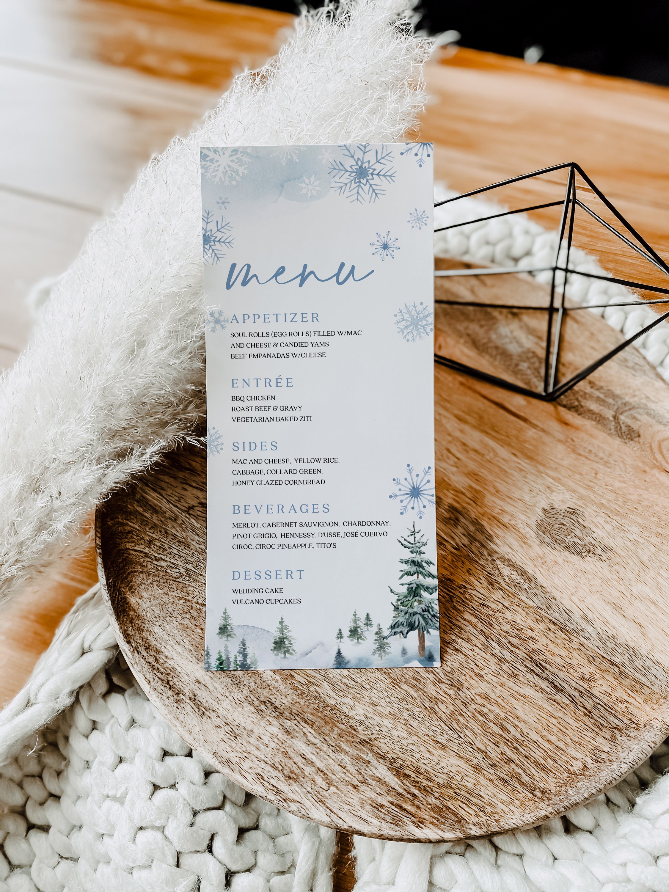 Winter Menu Template Winter Wonderland Menu Menu Cards Etsy Winter Menu Template Winter Wonderland Menu Menu Cards Etsy