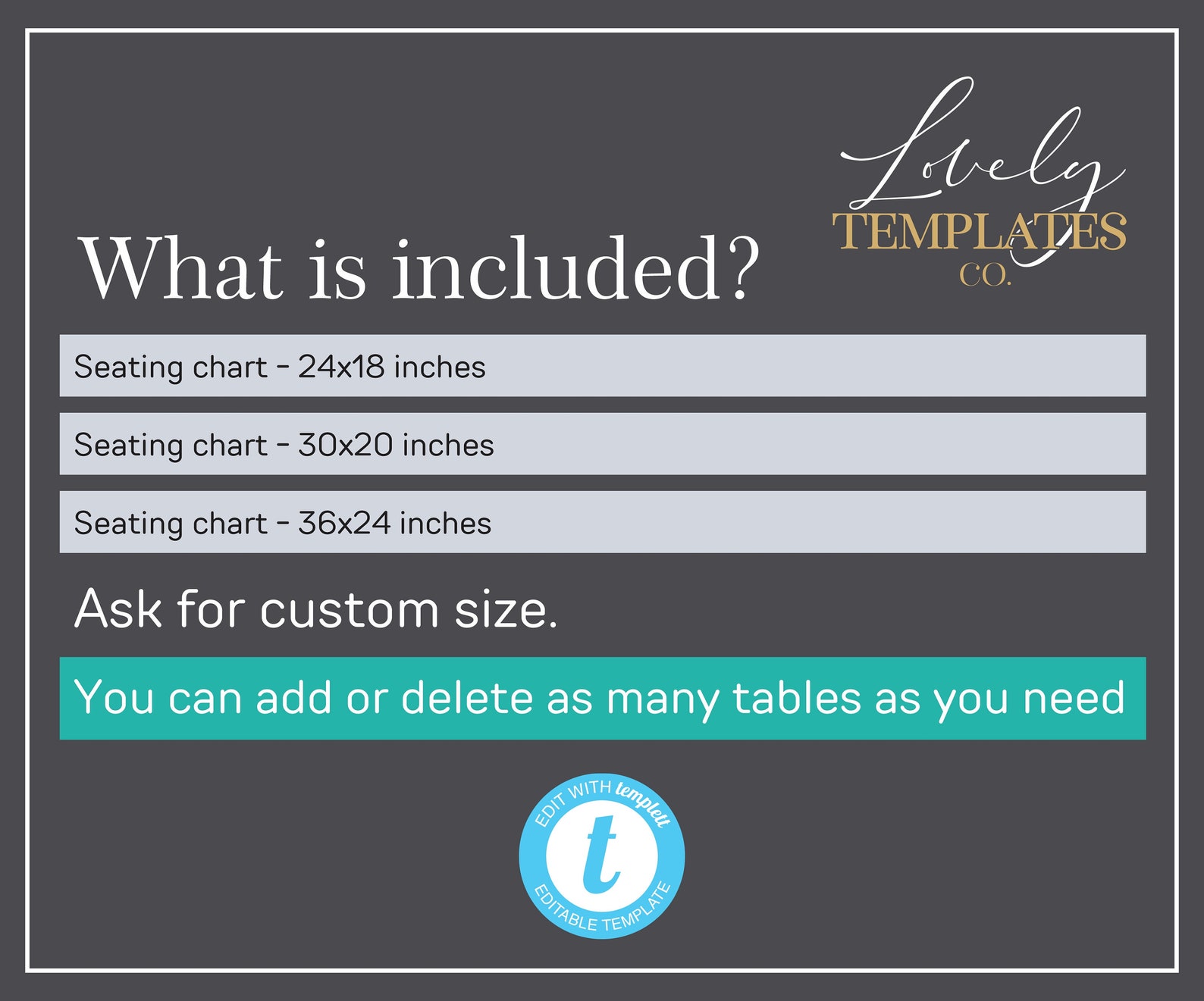 Wood Seating Chart Wooden Seating Chart Template Instant Etsy