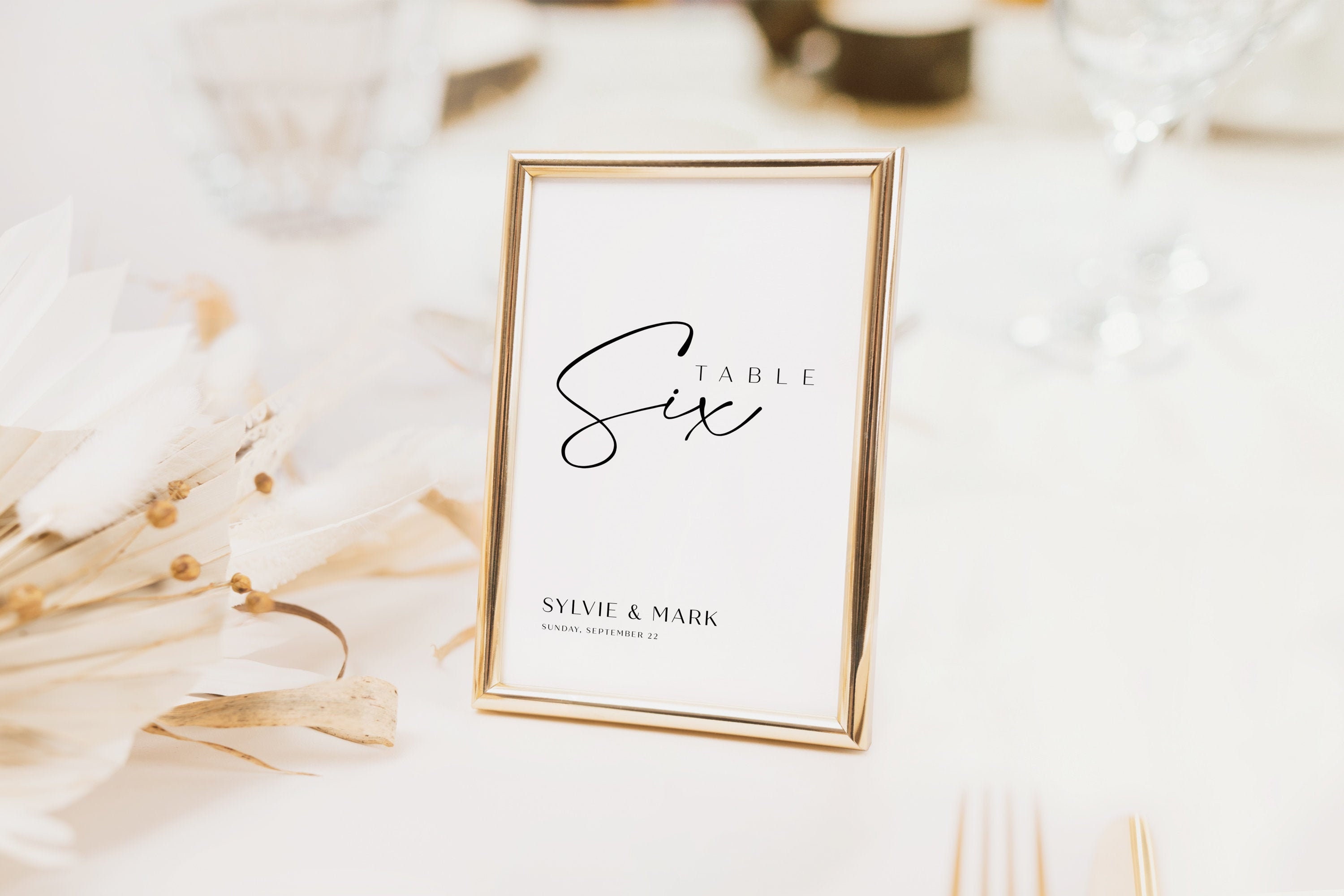 Table numbers template Wedding table numbers Table names Etsy