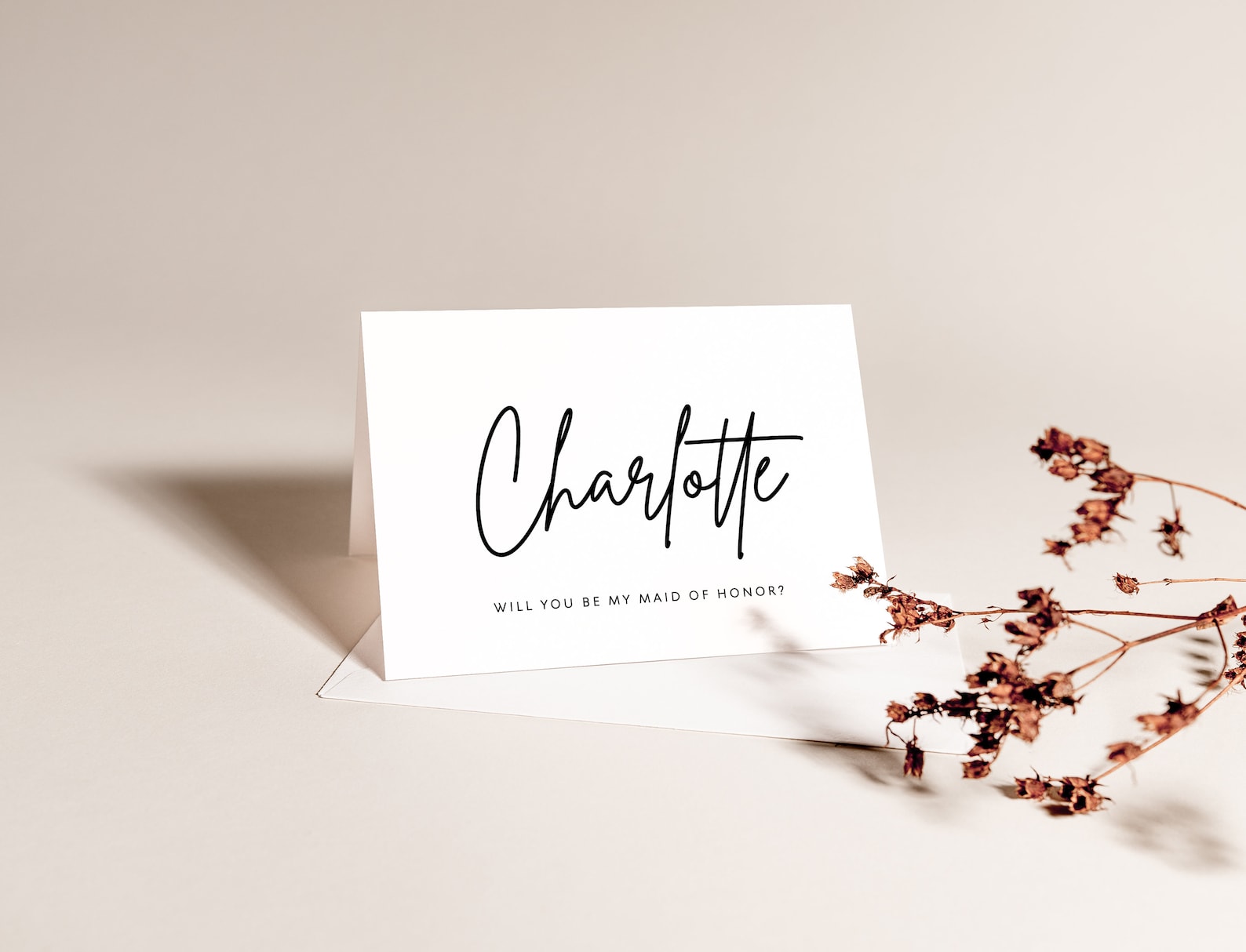 Free Printable Wedding Proposal Card Template