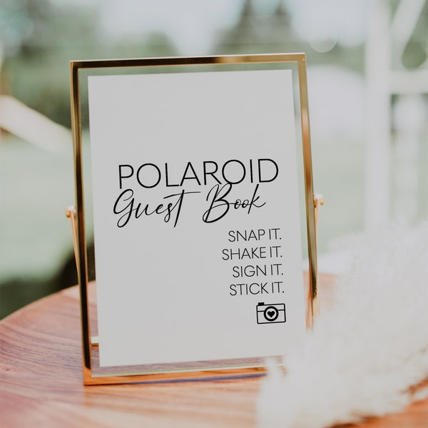 Polaroid Guest Book Etsy Canada
