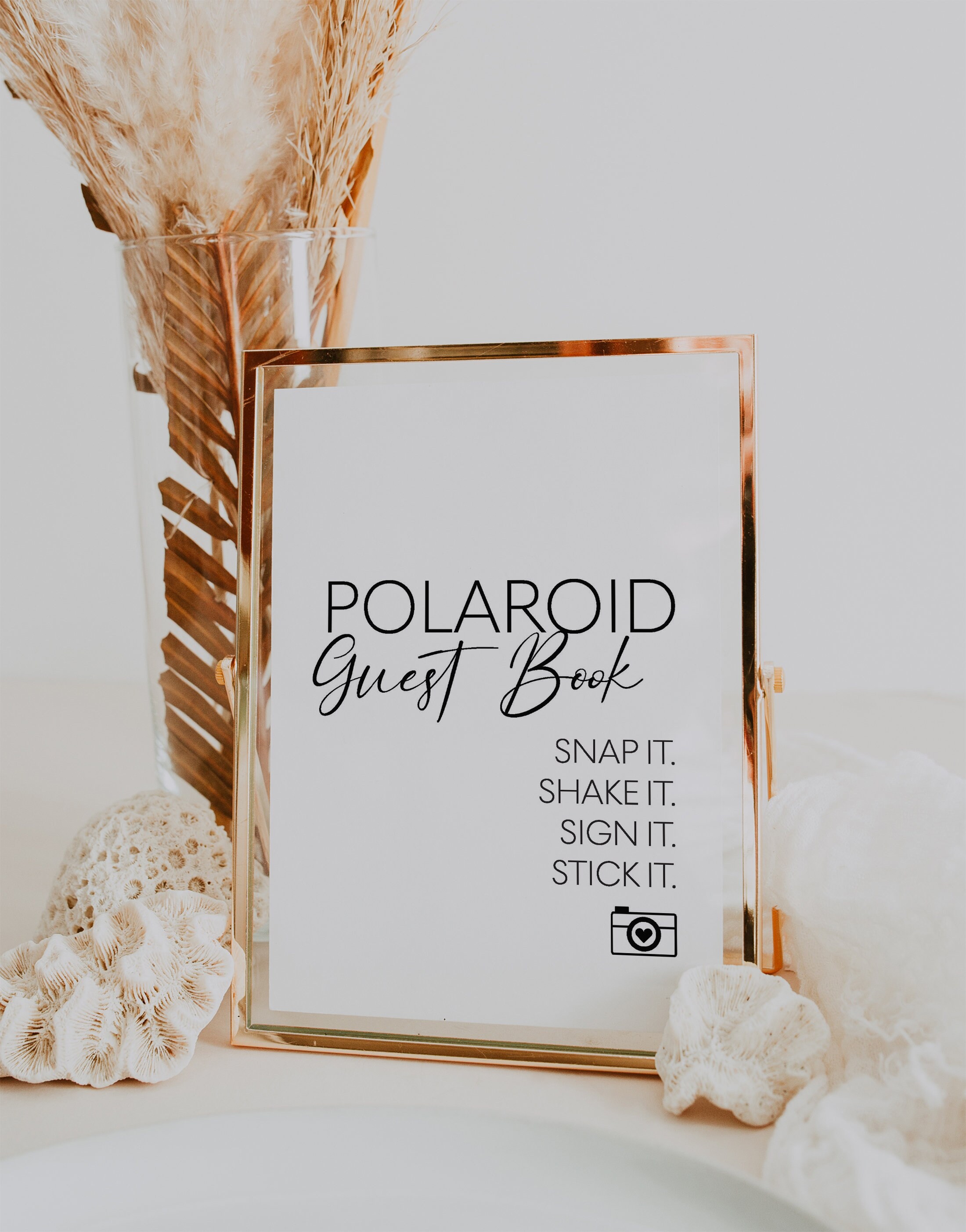 LIFETOO Engraved White Leather Polaroid Guest Book For Wedding Book w Gold  Marker 12 x 8: Wedding Scrapbook for polaroids; Personalized Wedding  Guest Book, Br…