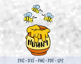 Honey Pot Svg Etsy