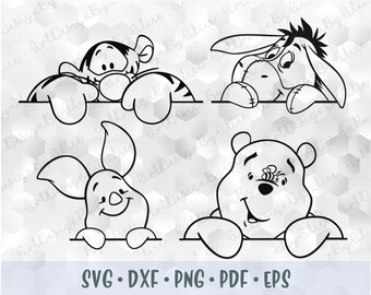Download Tigger Outline Svg Etsy