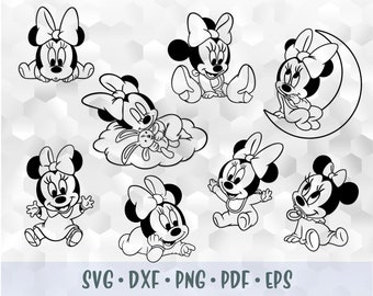 Download Baby Minnie Svg Etsy