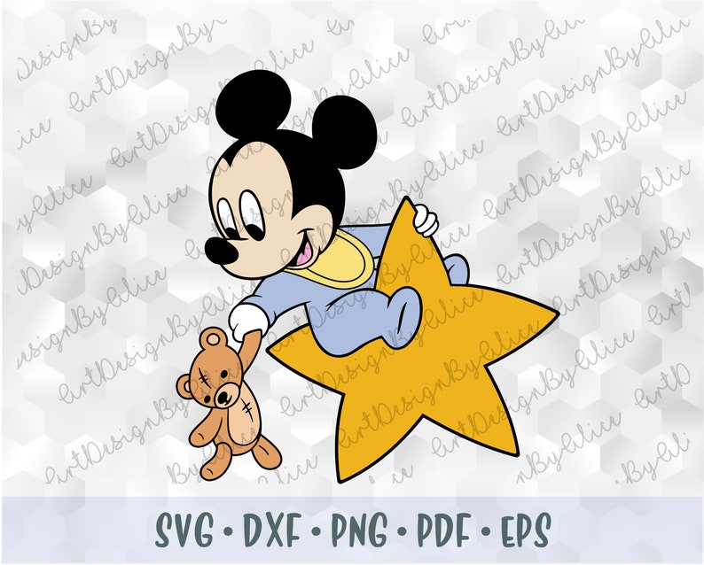 Download SVG PNG Baby Mickey Minnie Mouse Head Ears Layered Cut ...