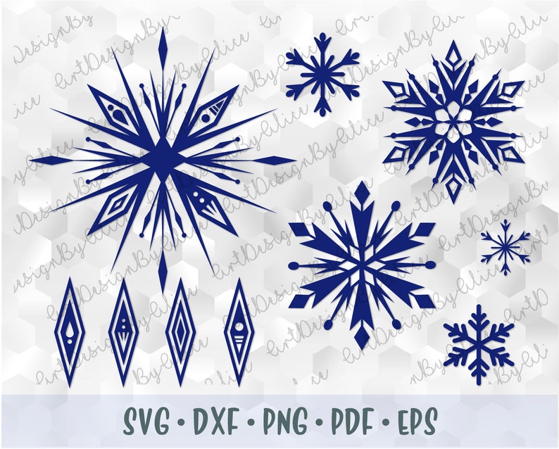 Free Free 296 Frozen 2 Snowflake Svg SVG PNG EPS DXF File