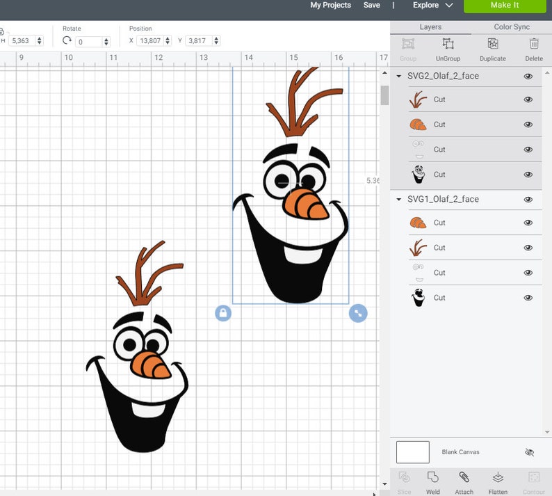 Free Free Olaf Layered Svg 234 SVG PNG EPS DXF File