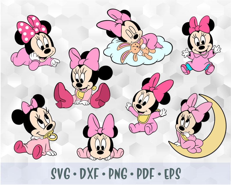 Free Free 226 Baby Minnie Mouse Svg SVG PNG EPS DXF File