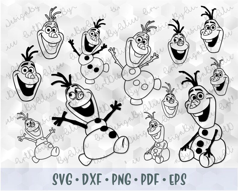 Free Free Olaf Layered Svg 234 SVG PNG EPS DXF File