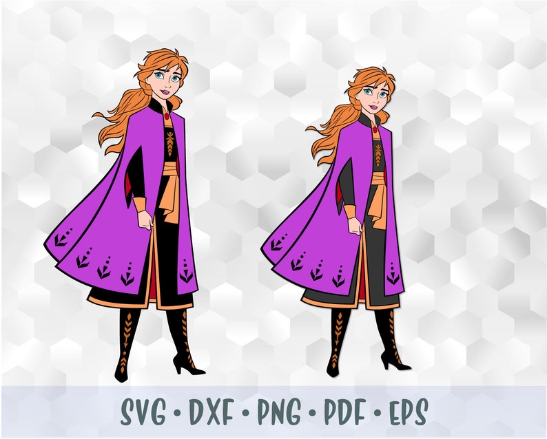Download SVG PNG Frozen 2 Anna Elsa Olaf Sven Kristoff Layered Cut ...