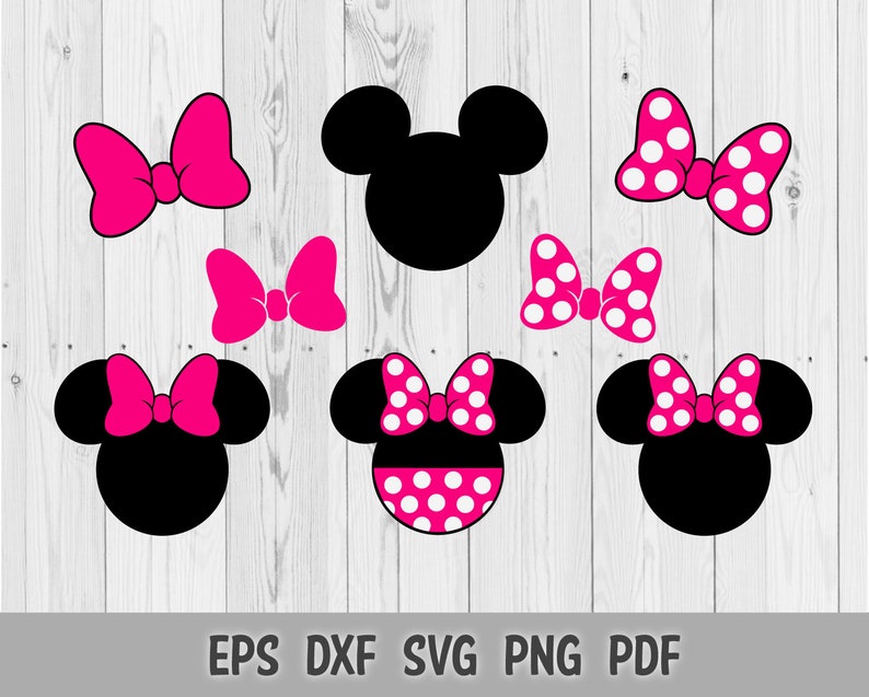 Free Free 66 Disney Minnie Mouse Head Svg SVG PNG EPS DXF File