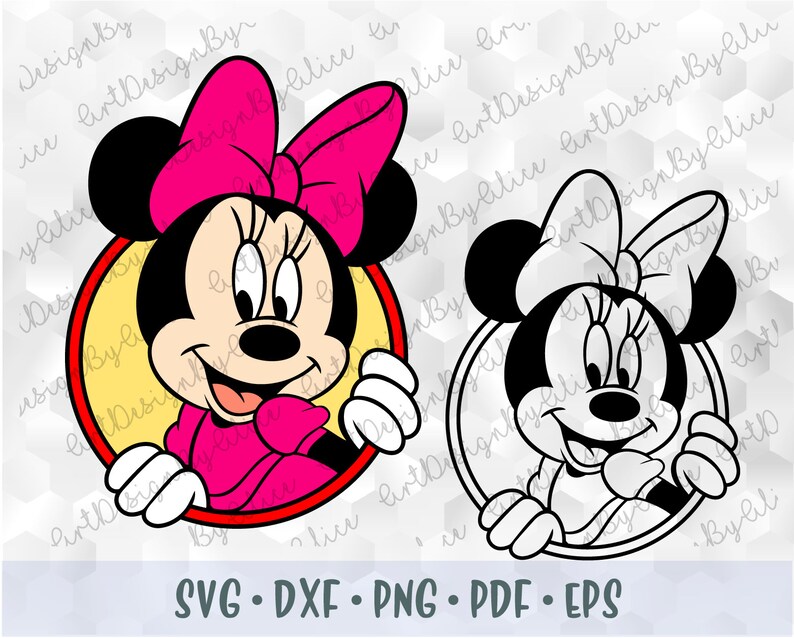 Download SVG PNG Minnie Mouse Hands Head Ears Layered Cut File ...
