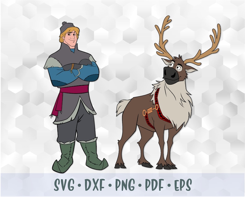 Download SVG PNG Frozen 2 Anna Elsa Olaf Sven Kristoff Layered Cut ...