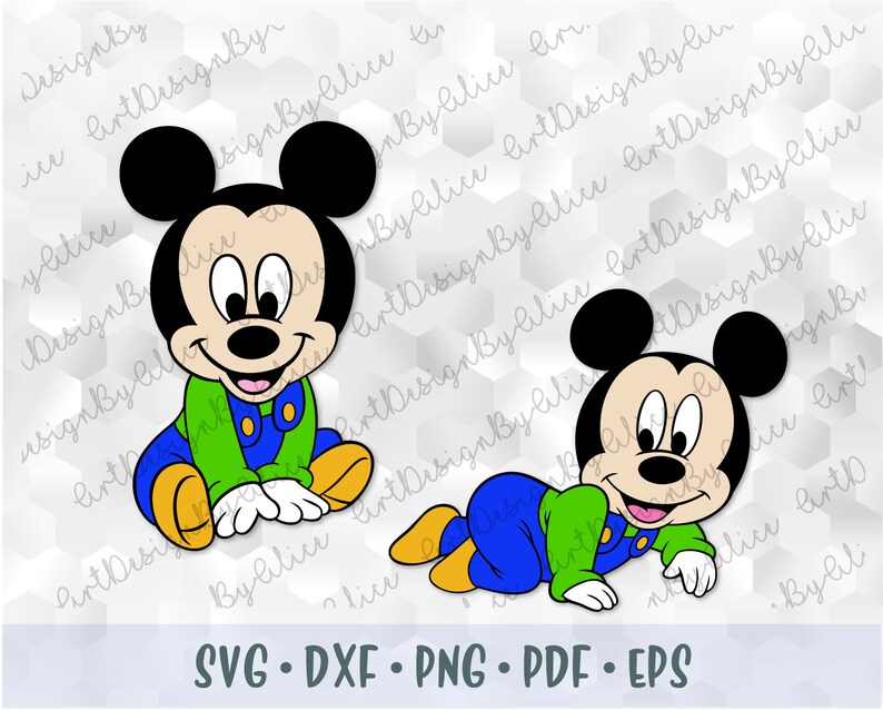 Free Free 212 Baby Mickey Mouse Svg SVG PNG EPS DXF File