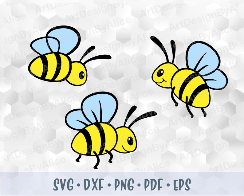 Download Honey Pot Hunny Pot Bee SVG PNG Layered Vector Cut file ...