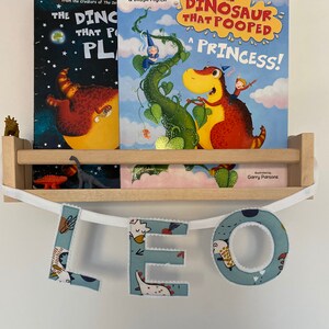 Aqua Dinosaurs Name Bunting