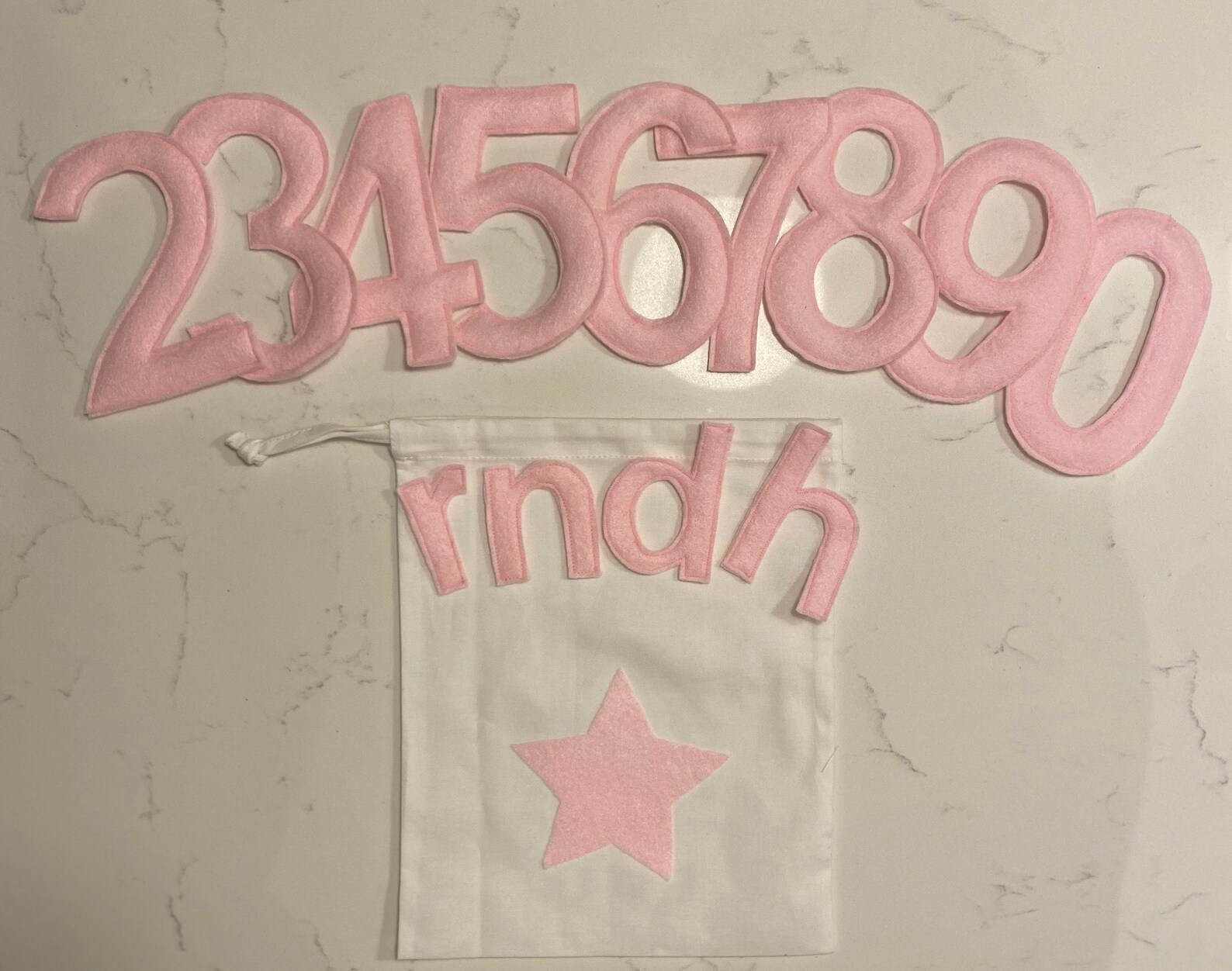 Velcro Numbers With Th/st/rd/nd for Birthday Bunting Etsy