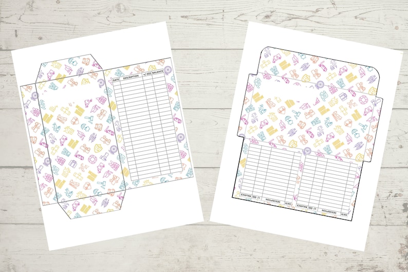 CASH BUDGET ENVELOPE Printable Cash Envelope System Budget Etsy Australia