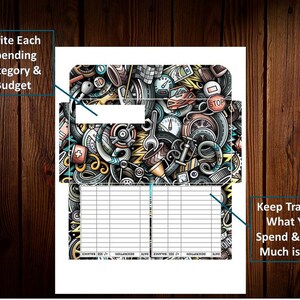 AUTO BAR UMSCHLAG Auto Auto druckbare Geldumschlagsystem Budget Umschlagsystem Dave Ramsey Bargeld Budget Sinking Fund Umschläge