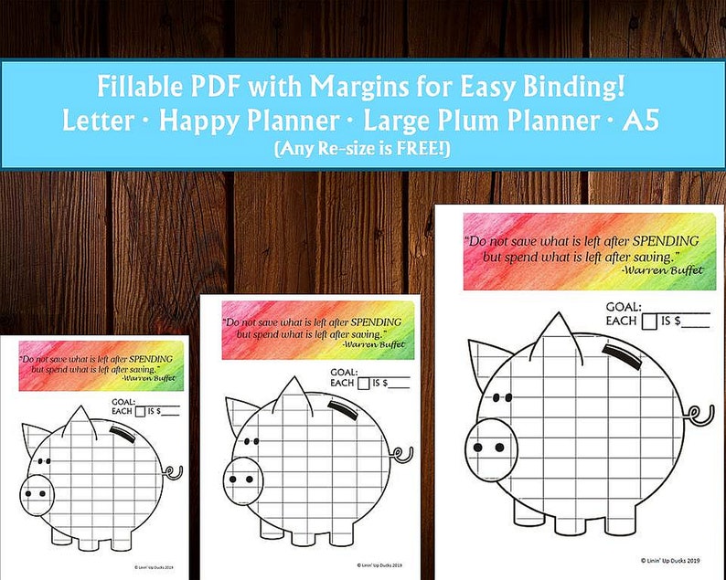 Printable Savings Tracker Budget Printable Dave Ramsey - Etsy