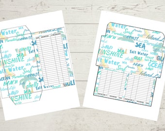 CASH BUDGET ENVELOPE Printable Cash Envelope System Budget Envelope System Dave Ramsey Cash Budget  Sinking Fund Envelopes