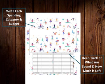 CASH BUDGET ENVELOPE Kids Activities Printable Cash Envelope System Budget Envelope System Dave Ramsey Cash Budget  Sinking Fund Envelopes