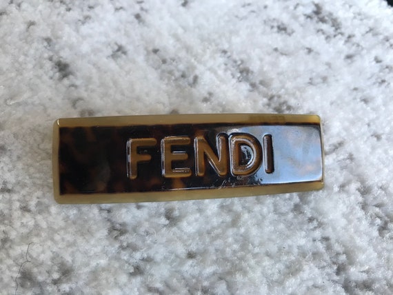 Vintage FENDI Hair Clip/Barrette