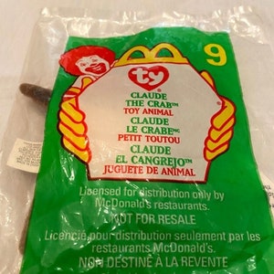 Ty Claude the Crab Beanie Baby