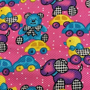 Blue Teddy Bears - Nursery Background  Fabric 2 Yards