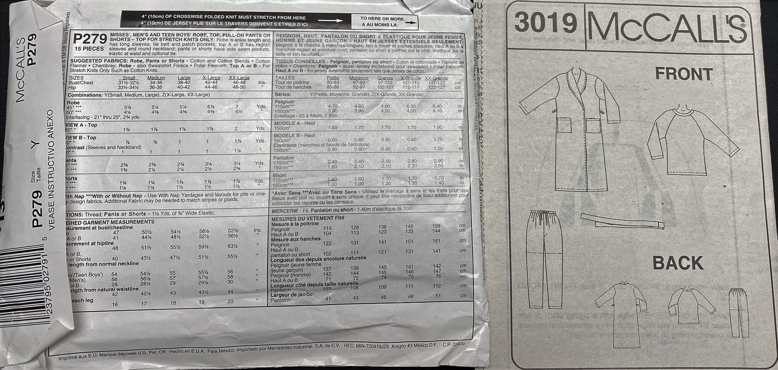 Effortless Pajamas & Robes Sewing Pattern - Etsy