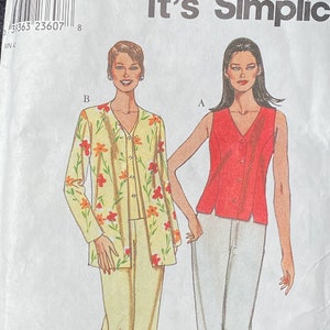 Misses Top Jacket and Pants - Size 6-16