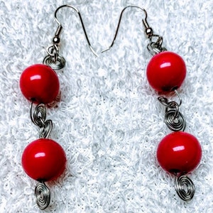 Conjunto ligero rosa intenso: pulsera y pendientes