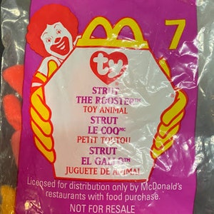 Ty Beanie Baby Strut The Rooster