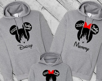 Mickey Mouse Hoodie,Family vacation hoodie, Custom Shirts, Unisex disney hoodie, Family Hoodie, Disneyland Hoodie, Mickey Hoodie