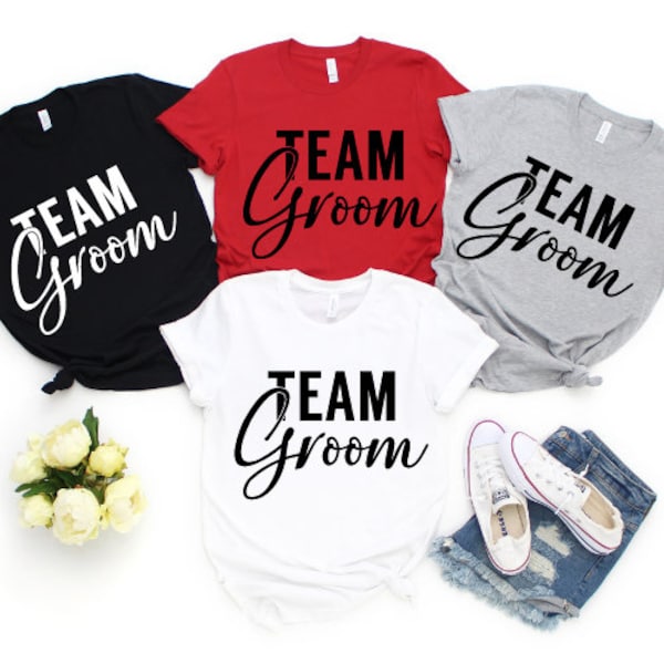 Team Groom Shirts, Team Groom T-Shirt, Team Groom T Shirt, Groom Team Shirt, Groom Party Shirts, Groom Shirt