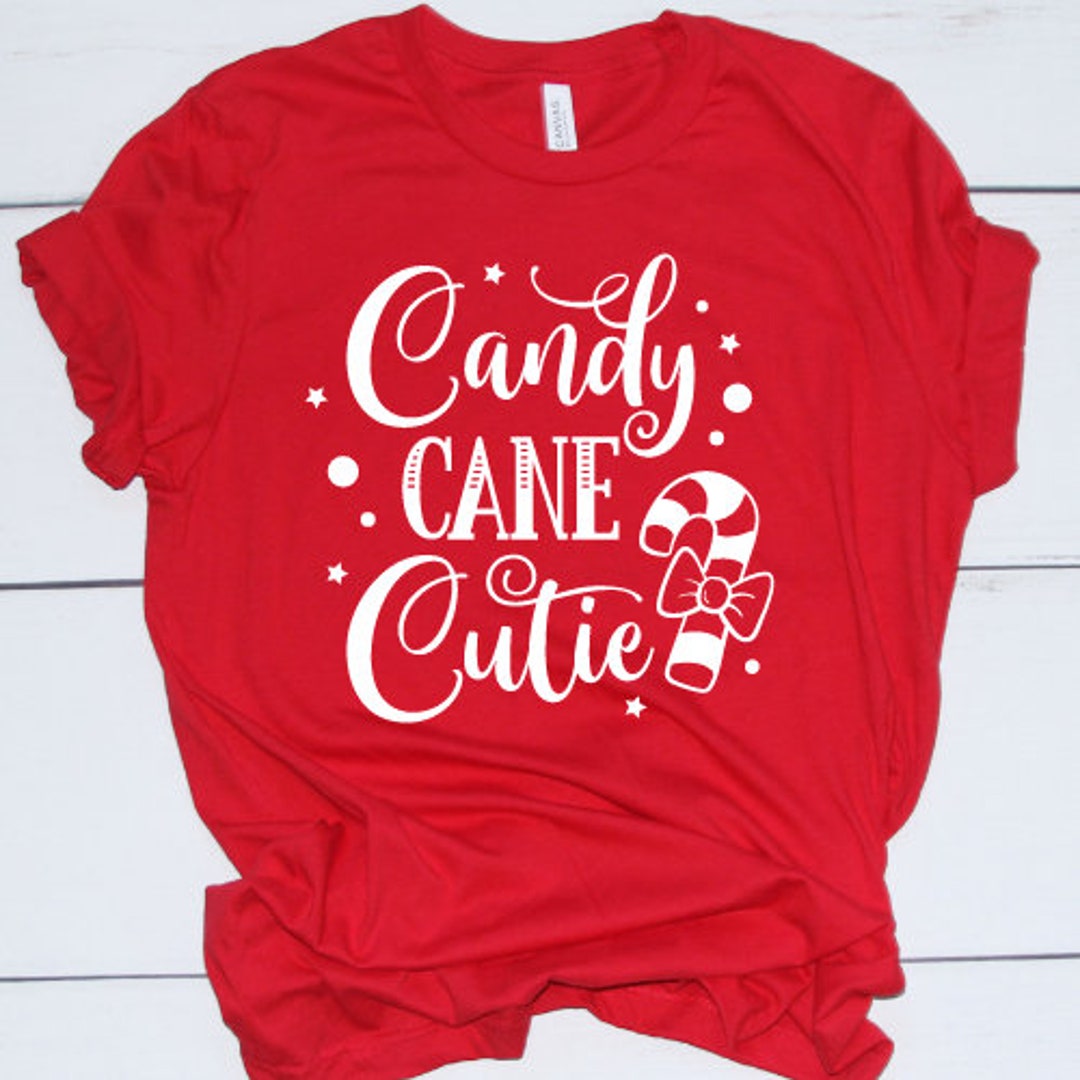 Candy Cane Cutie Shirt, Funny Christmas Shirt Kids, Christmas Shirt