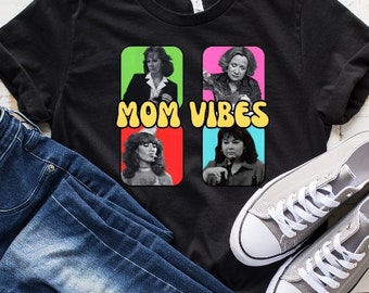 Mom Vibes Shirts, Mom Colorful Vibes Shirt, Mom Shirts, Mother's Day Shirt, Mother's Gift Shirt, Cute Mom Shirts, Mom Shirts