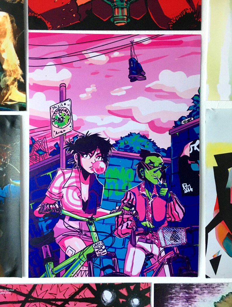 ACENOODLE GORILLAZ print image 2