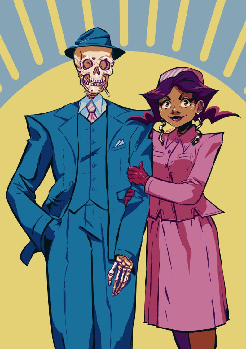 RECENTLY DECEASED art print A4 image 2