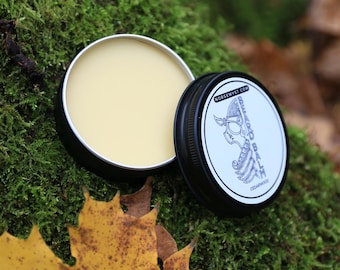 Bálsamo orgánico natural para barba: bálsamo acondicionador hidratante y que da estilo a la barba (1,76 oz)
